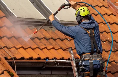 Démoussage et hydrofuge de toiture aux Trois-Moutiers